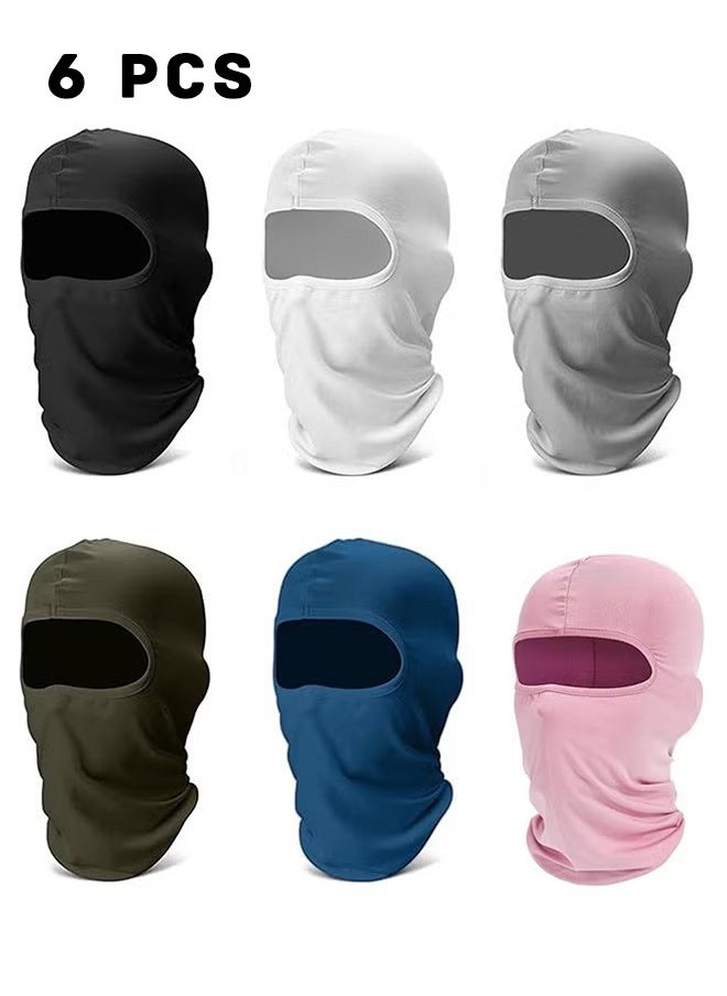 Realfrog 6 Pack Balaclava Ski Face Mask: Windproof Full Face Mask, Cycling Face Cover, Motorcycle face cover Cooling Neck Gaiter UV Protector Mask for Men/Women ﻿  - Image 1