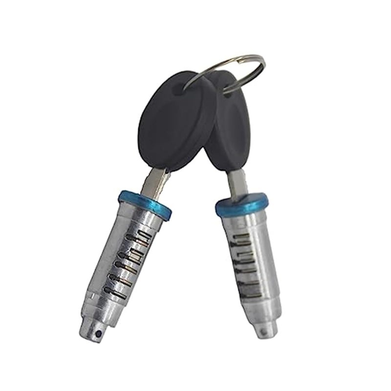 QASULER Door Lock Barrel Set for VW Transporter Caravelle T4 - Image 4