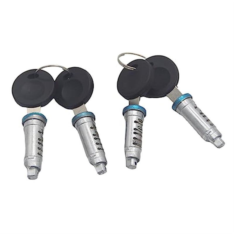 QASULER Door Lock Barrel Set for VW Transporter Caravelle T4 - Image 3