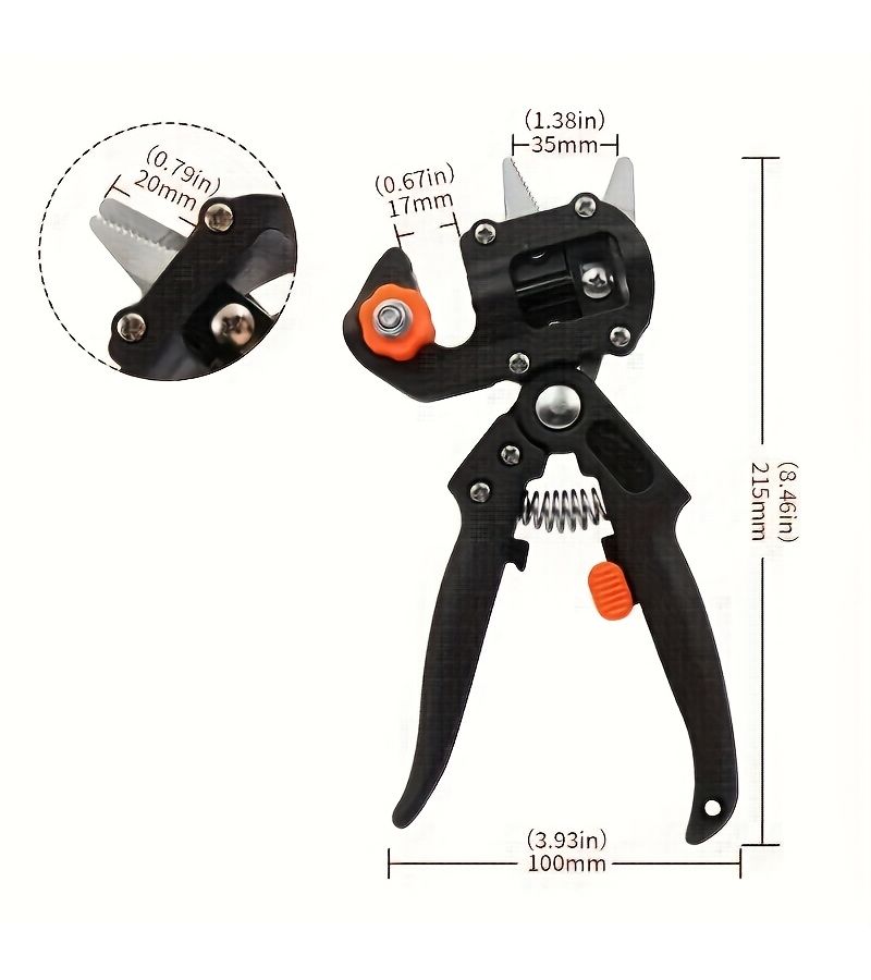 2 In 1 Grafting And Pruning Shears Set For Plant Branches - Image 3