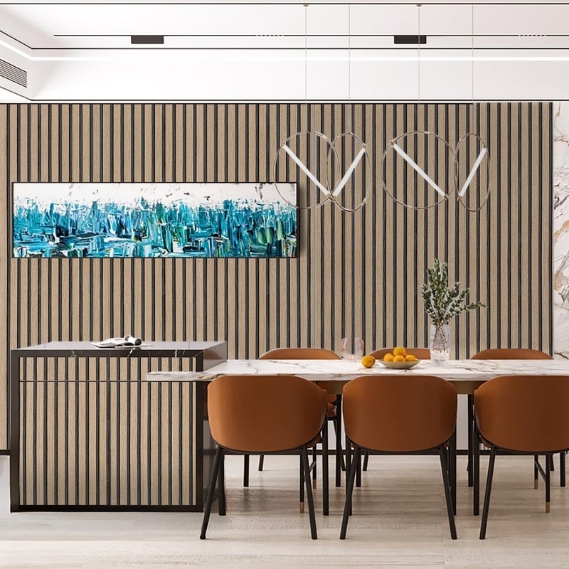 LOVADA ورق جدران لوفادا بني من الخشب القابل للإزالة واللصق - 17.5"x100" بتصميم خشبي مزيف ذاتي اللصق، مقاوم للماء، لوح جدار قابل للإزالة لغرفة النوم، المطبخ، المكتب - سهل التركيب - Image 5