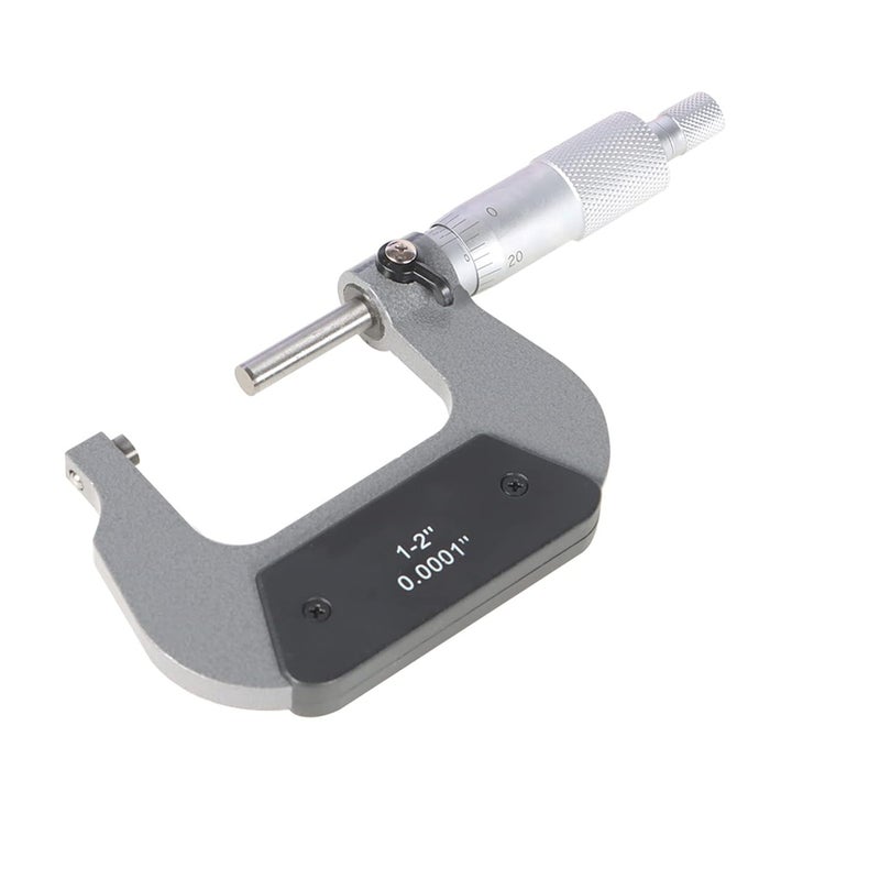 findmall 1-2" Outside Micrometer 0.0001" Carbide Tipped 1-2 Inch Micrometer Machinist Tool - Image 4