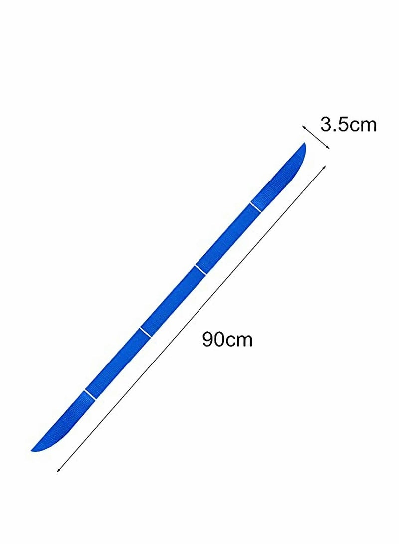 Excefore Reflective Car Stickers, Reflective Rear Bumper Guard Anti-Scratch Rear Trunk Rear Warning Cover Sticker for Cars SUVs Pickup Trucks Blue - Image 3