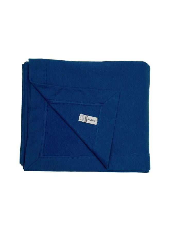 Gildan Heavy Blend Fleece Blanket, Style G18900, Navy, 50" x 60" - Image 1