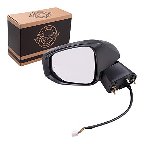 Brock مرآة باب السائق الجانبية البديلة المدفأة مع إشارة وكشف النقاط العمياء متوافقة مع 2019 2020 RAV4 RAV4 هايبرد - Image 1