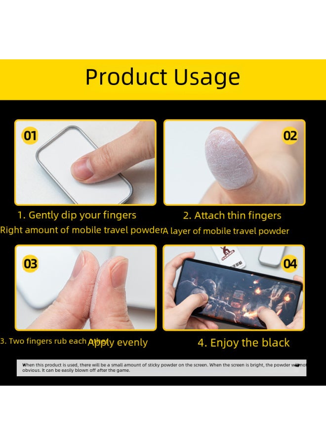 Solid Gaming Paste For Mobile Games King Glory Anti-slip Sweat Resistant E-sports Game Controller Finger Paste For Mobile Games-Product Color: Hand Tour Powder - Image 5