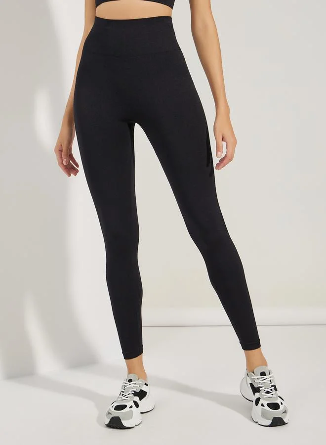 Styli Active Halter Neck Sports Bra and Leggings Set