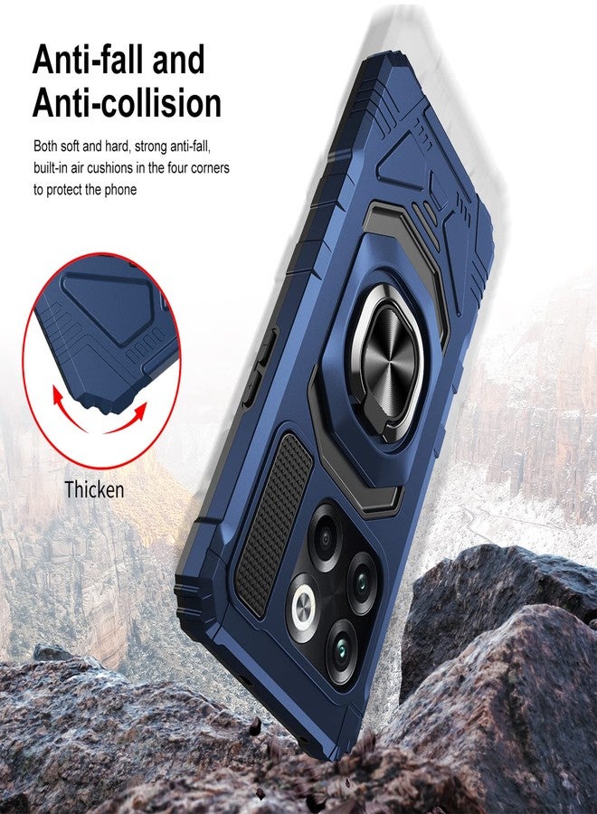 Ailiber for OnePlus 10T 5G Case, One Plus 10T 5G Phone Case with Screen Protector, Ring Kickstand for Magnetic Car Mount, Military Grade, Heavy Duty Shockproof Protective Hard Cover for One + 10T-Blue - Image 5