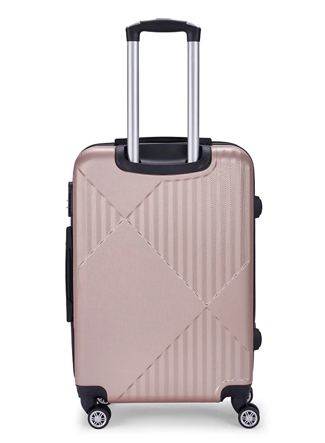 LIMRA A travel bag set consisting of 3 luggage bags Gold