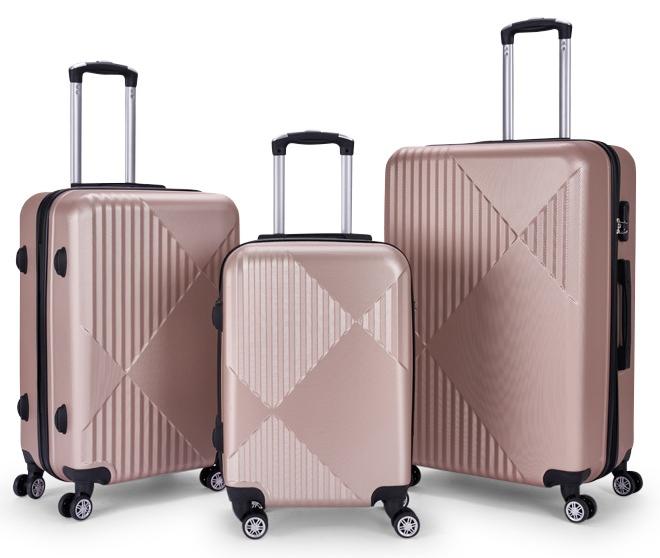 LIMRA A travel bag set consisting of 3 luggage bags Gold - Image 1