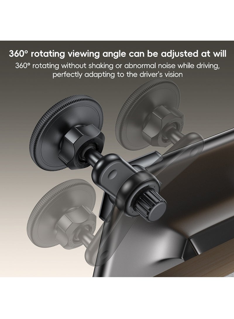 Yesido C213 Magnet Holder For Car Floating Screen iPhone 12-16 Phone Holder - Black - Image 4