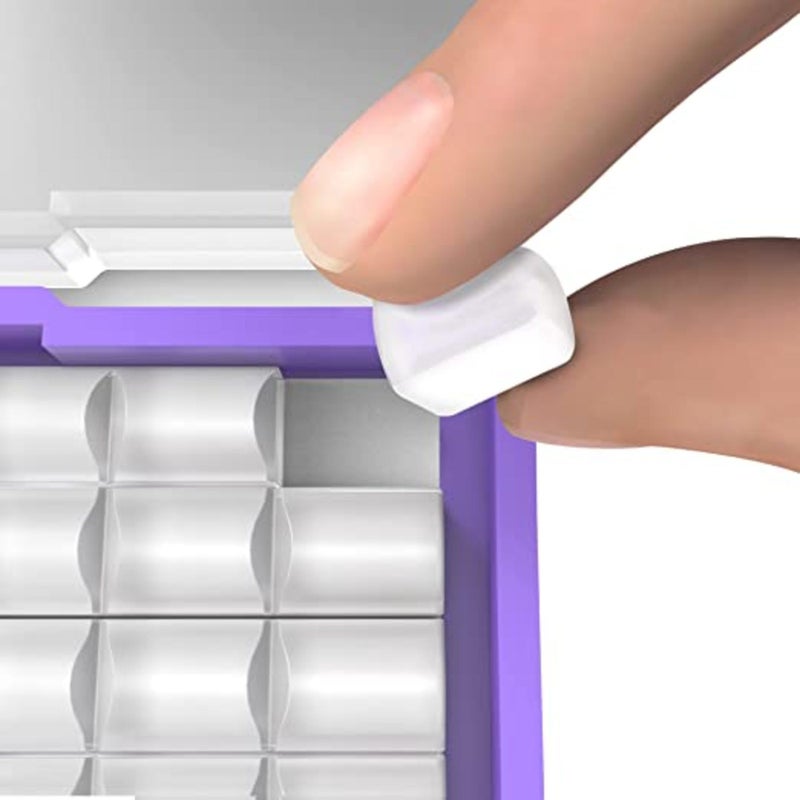 GUM Orthodontic Wax for Braces and Dental Devices - Soothing Dental Wax with Vitamin E and Aloe Vera - Clear Color - Unflavored (Pack of 6) - Image 3