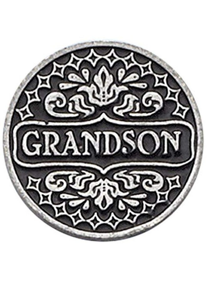 (Abbey & Ca Gift Grandson Pocket 1Inch Poket Tokens 1 بوصة