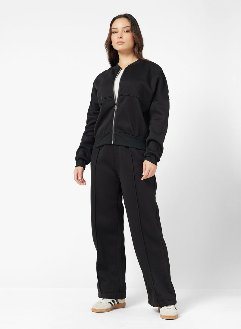Ginger Basics Hooded Zip Up Fleece Tracksuit - Image 1