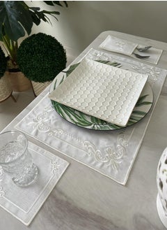 Generic 3 Pieces Linen Dining Table Runner Set  - Image 2