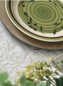 Generic 3 Pieces Linen Dining Table Runner Set  - Image 4