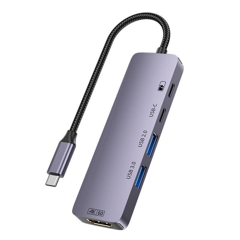 محور USB-C 5 في 1 مع HDMI 4K60Hz و USB 3.0 و Type-C - Image 4