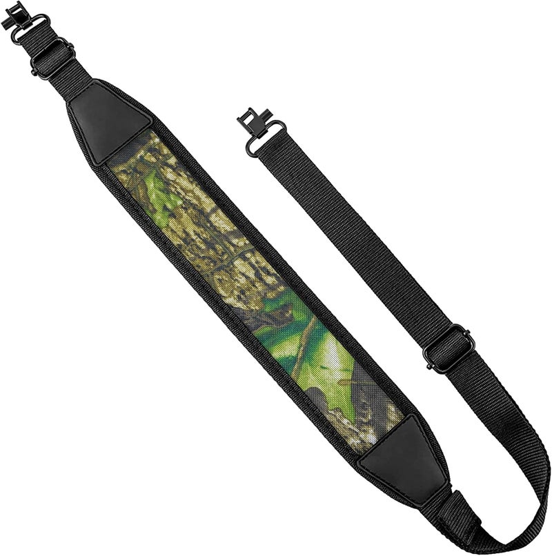 EZshoot Two Point Sling with Swivels, Comfortable Neoprene Padded, Length Adjustable Shoulder Strap for Outdoors - Image 1