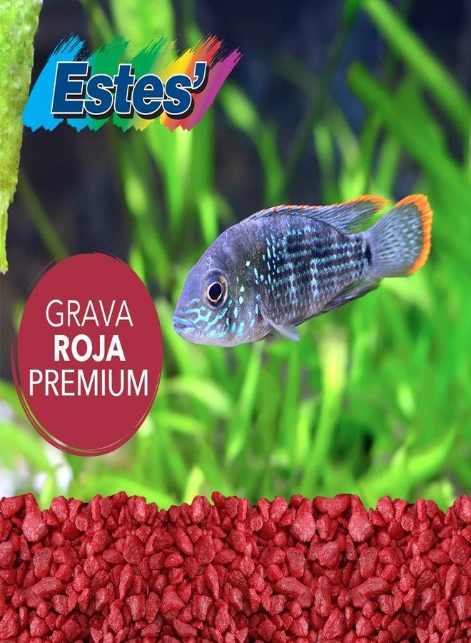 Estes Spectrastone Special Red Aquarium Gravel for Freshwater Aquariums, 5-Pound Bag - Image 4