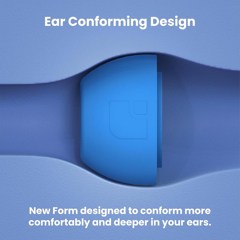 AutoLine Pro Foam Masters Memory Foam Ear Tips for AirPods 1st & 2nd Gen | 3Pairs, New Version 4.0- , Comfortable, Secure, Better Noise Cancellation | Replacement Buds (Supercar Blue-Assorted S/M/L) - Image 5