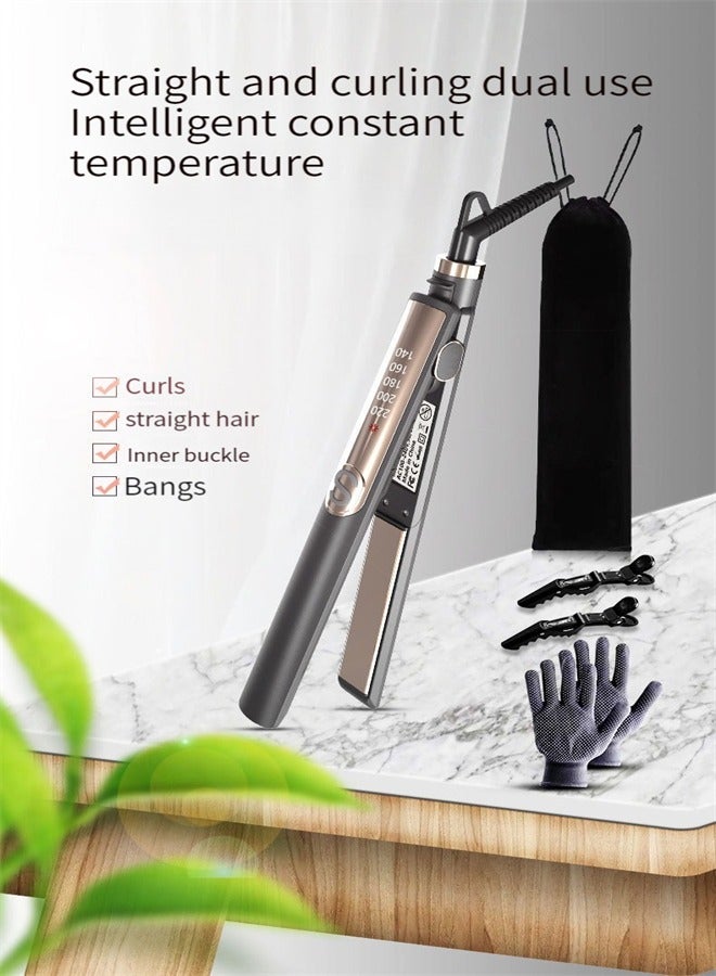 Professional Hair Curling and Straightening Tool Household Hair Curler Hair Straightener - Image 3