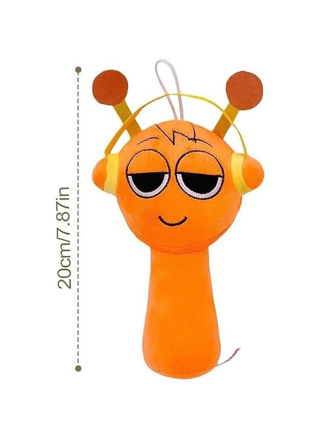 Arabest Sprunki Game Plush, Sprunki Toys Plush,Soft Stuffed Animal Pillow Doll  Birthday Gifts for Adult Kids(Orange)  - Image 2