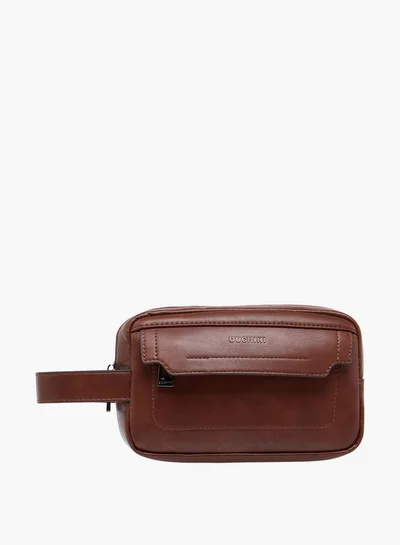 دوتشيني Solid Pouch with Zip Closure
