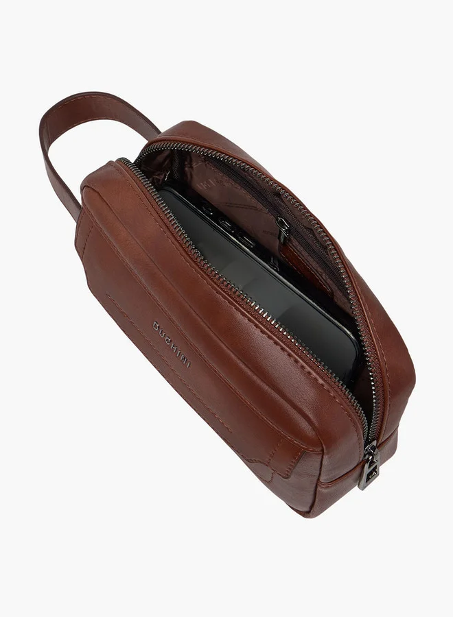 دوتشيني Solid Pouch with Zip Closure