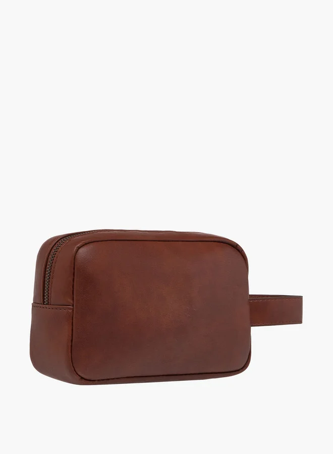 دوتشيني Solid Pouch with Zip Closure