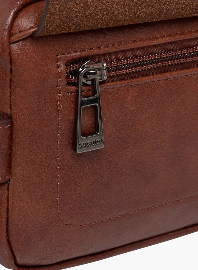 دوتشيني Solid Pouch with Zip Closure