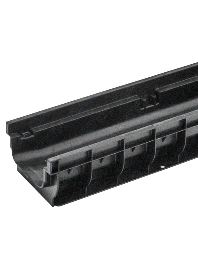 Dakota Floor Channel Grating | Drainage Channel Gratting with Bottom Trunch  for Garage, Water Rain Storm, Under Ground Parking, Under the Villa Gate, Service Center, Animal Farm,Wet Room, Garden, Driveway – 100x20 cm HDPE Plastic C-250 (25 Ton) Ductile Grating, 1Mtr Length, Heavy Duty Ductile Iron Gratting EN-1433. Made in Italy - Image 5