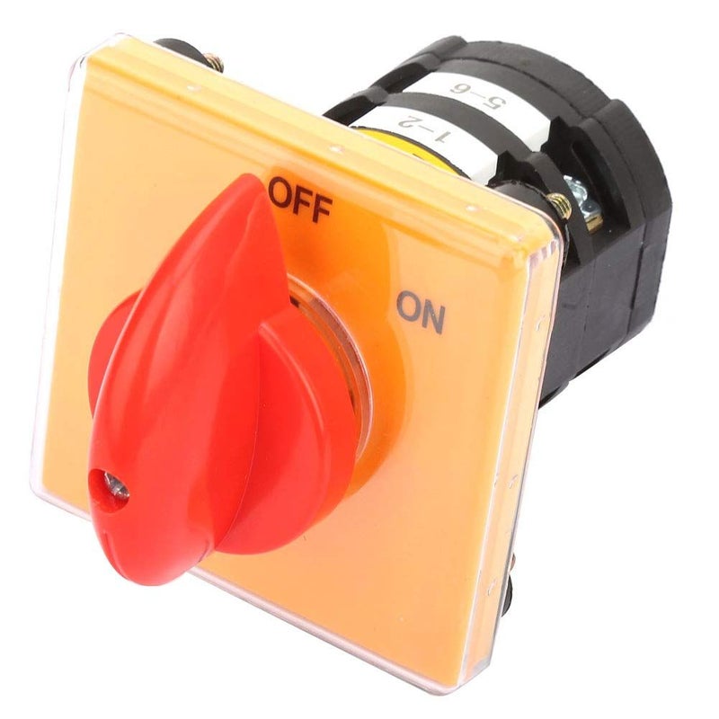 Rotary Cam Changeover Switch 380V 25A 2 Position Selector Latching Switch JYW29B25 2 - Image 5