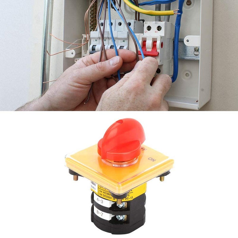Rotary Cam Changeover Switch 380V 25A 2 Position Selector Latching Switch JYW29B25 2 - Image 4