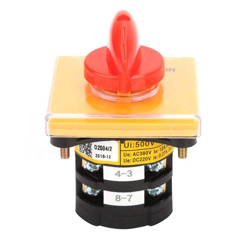 Rotary Cam Changeover Switch 380V 25A 2 Position Selector Latching Switch JYW29B25 2 - Image 2