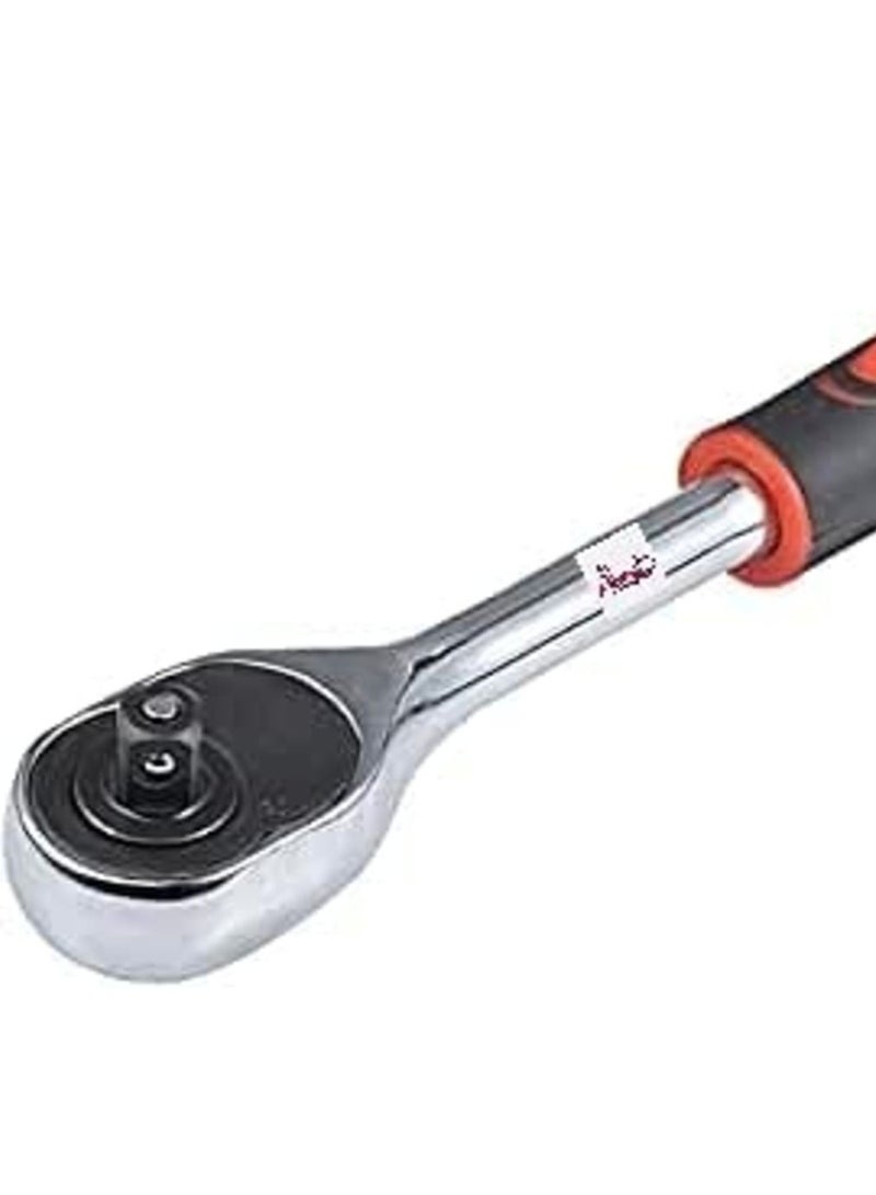 ABBASALI Ratchet Handle 1/2 For All Types Of Short & Deep Sockets Used In Garage  - Image 1