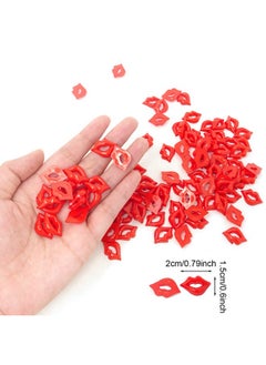 100Pcs Diy Sexy Red Lip Accessories Acrylic Flatback Kiss Lip Shaped Accessories For Arts, Crafts, Jewelry Making - pzsku/Z655041CF9BFA834EF3B9Z/45/_/1734348116/088f0ec7-5afa-431a-ab3b-bb3b8eb09c9f