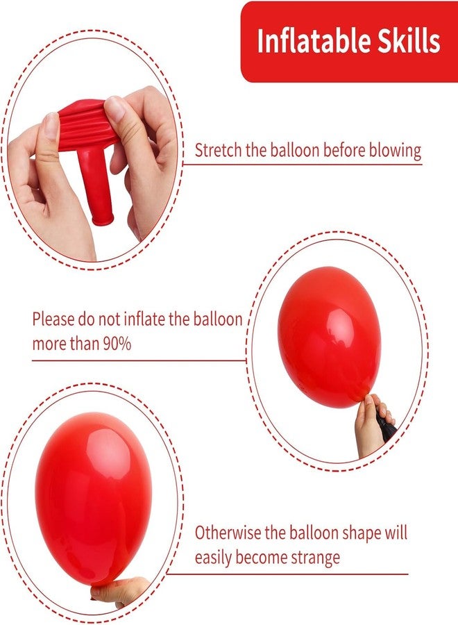 duile 60pcs 12Inch Mouse Color Balloons Red Black Yellow Latex Balloons with Confetti Balloon for Baby Shower Birthday Party Decorations Supplies with Ribbon - Image 3