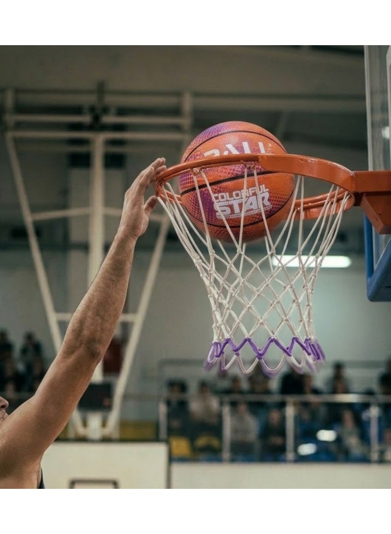 Spall Basketball Hoop with Net Heavy Duty Steel Ring Outdoor Indoor Basketball Rim Replacement Durable Basketball Goal for Wall or Backboard - Image 4