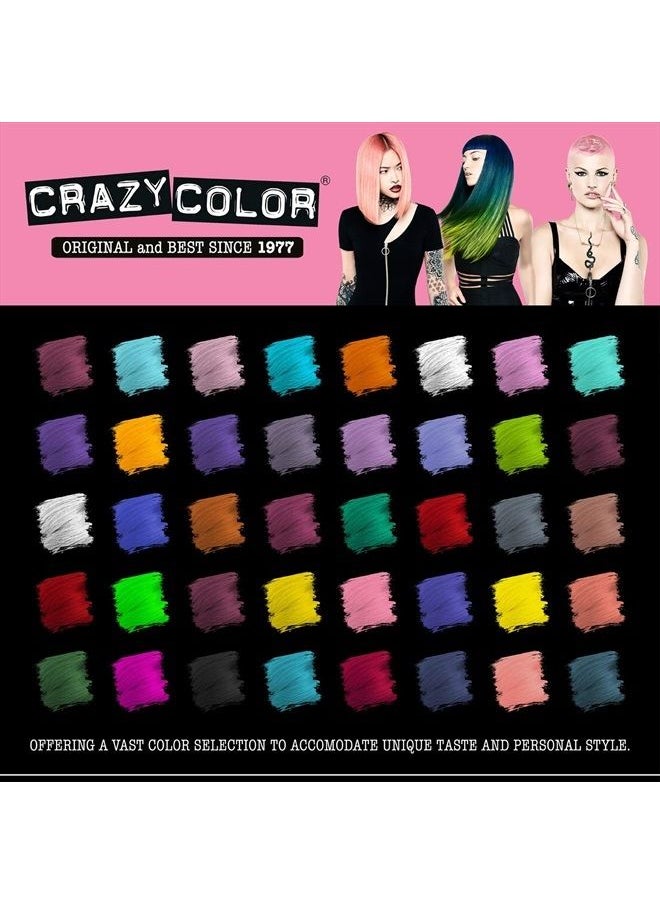 Crazy Color - Hair Dye - Vegan and Cruelty-Free Semi Permanent Hair Color - Temporary Dye for Pre-lightened or Blonde Hair - No Peroxide or Developer Required (SILVER) - Image 1
