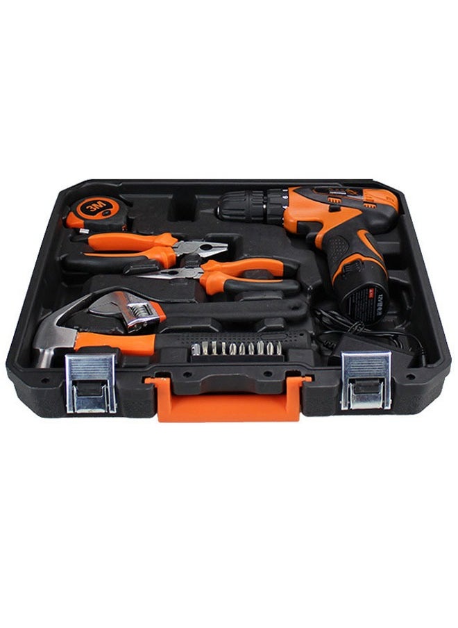 KLNAMAEAAN 44 Piece Multifunctional Household Manual Hardware Tool Set with 12V Electric Drill Machine  - Image 2