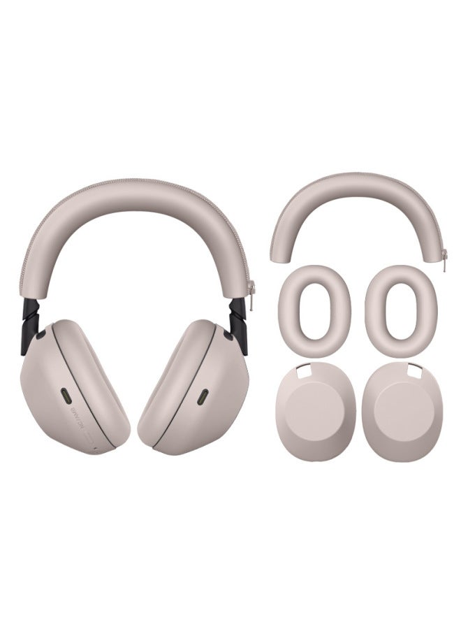Suitable For Sony Wh-1000Xm6 Headphone Protective Cover Silicone Cover Head Beam Cover Ear Cap Shell Protective Cover Case