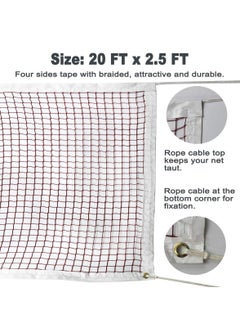 Generic Outdoor Indoor Sports Classic Badminton Replacement Net for Backyard Beach Garden Schoolyard  - Image 2