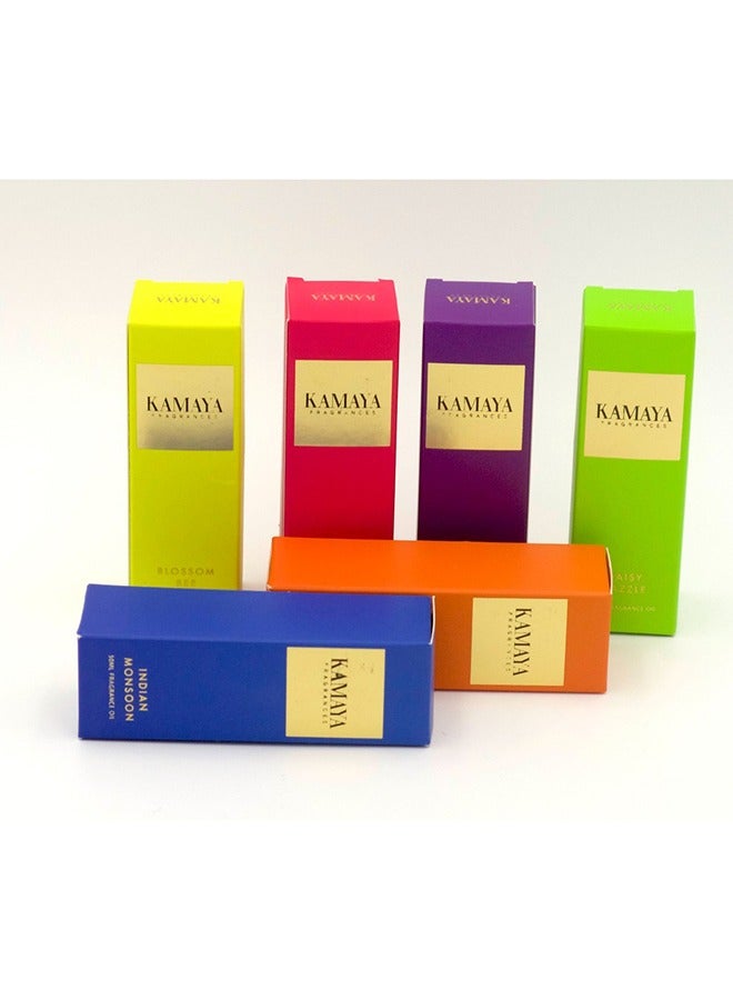 KAMAYA 50 ml essential oil with dropper| Floral rose fragrance in bright color gift box| Perfect for oil diffusers - Image 5