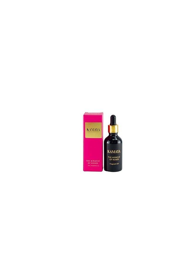 KAMAYA Blossom Caboodle Miracle Of Roses Collection 50 ml essential oil with dropper| Floral rose fragrance in bright color gift box| Perfect for oil diffusers - Image 2