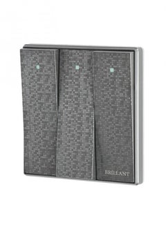 BRILLANT 5pcs Triple Switch Pearl Gray 