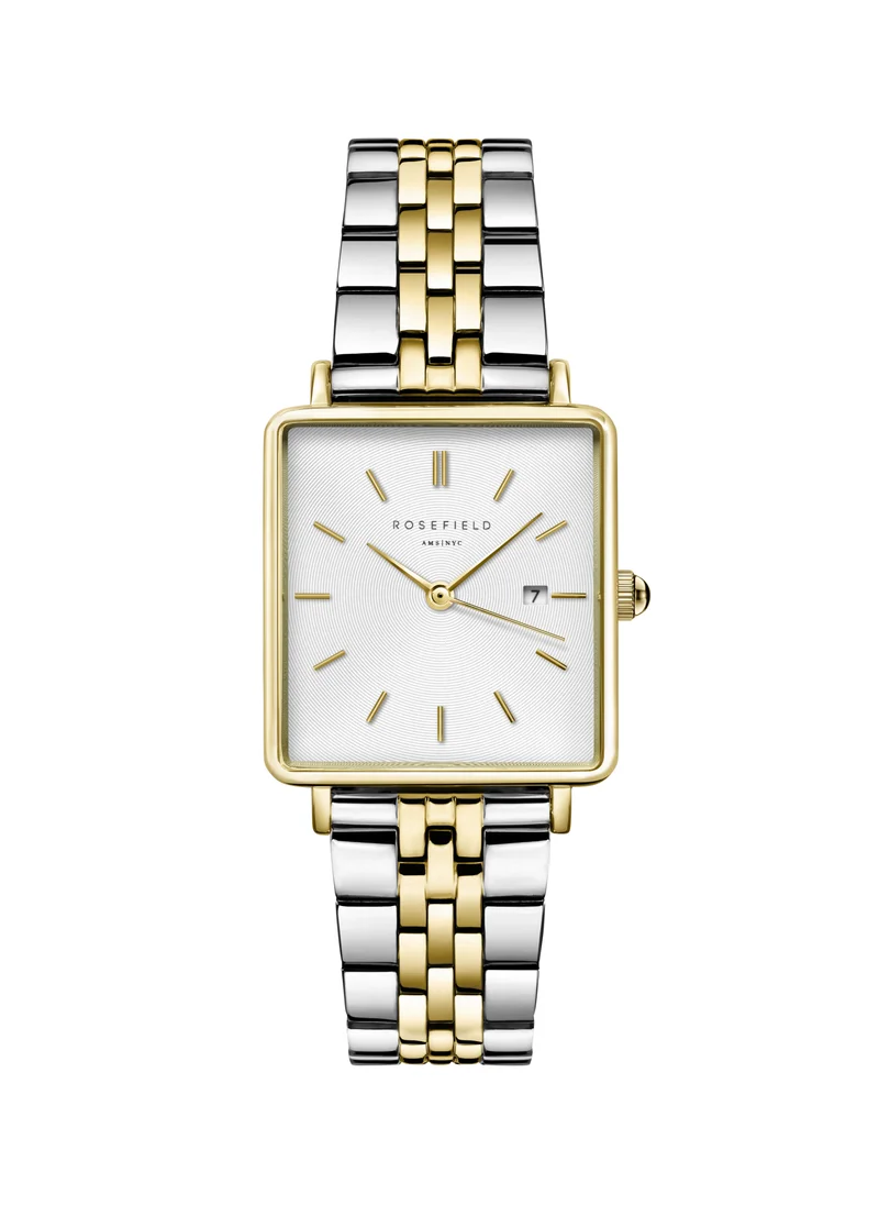 روزفيلد Rosefield The Boxy White Sunray Silver Gold Duo
