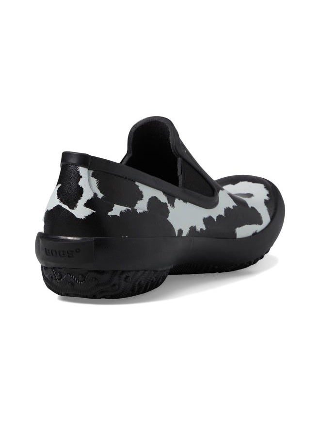 BOGS Patch Slip-On - Cow Black/White 9 B (M) - Image 5