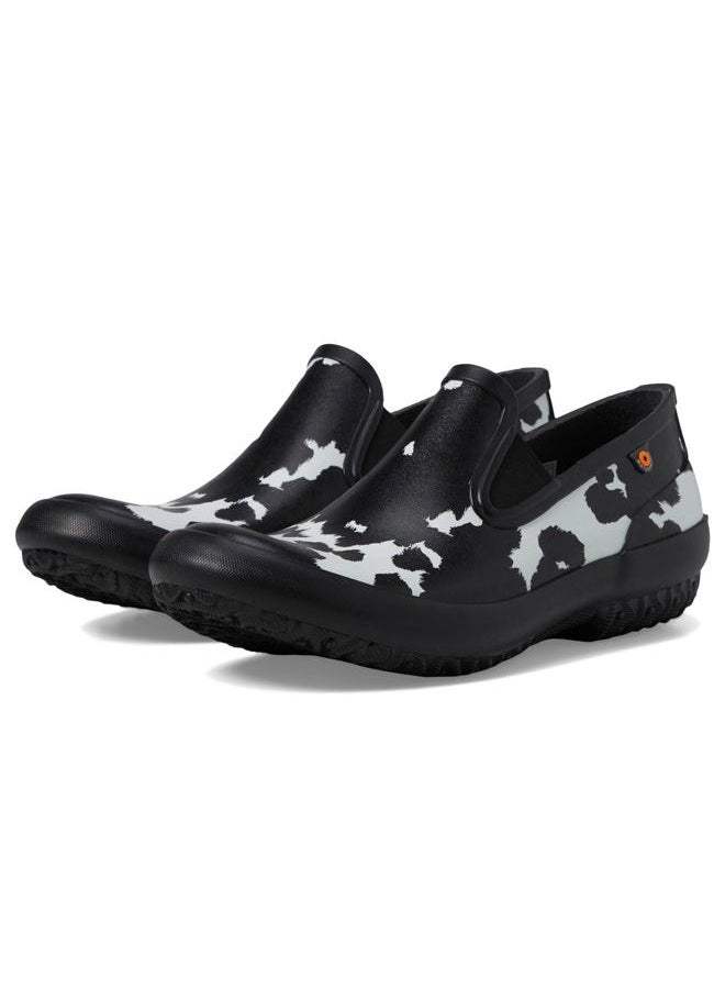 BOGS Patch Slip-On - Cow Black/White 9 B (M) - Image 1