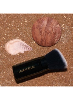 LAURA GELLER NEW YORK Readynradiant Kit (3 Pc) Baked Bronzenbrighten, Deep + Spackle Supersize Skin Perfecting Primer, Champagne Glow + Retractable Angled Kabuki Brush  - Image 3