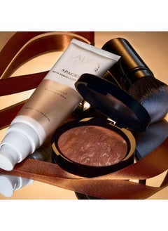 LAURA GELLER NEW YORK Readynradiant Kit (3 Pc) Baked Bronzenbrighten, Deep + Spackle Supersize Skin Perfecting Primer, Champagne Glow + Retractable Angled Kabuki Brush  - Image 4